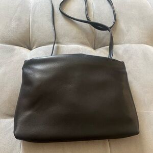 Anthropologie Faux Leather Crossbody Bag